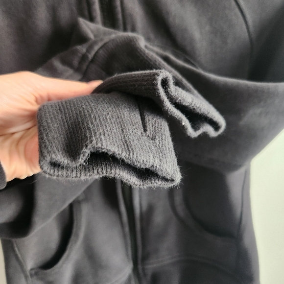 Lululemon Scuba Hoodie Hoody Hooded Sweatshirt Black Size 6 - Picture 5 of 13